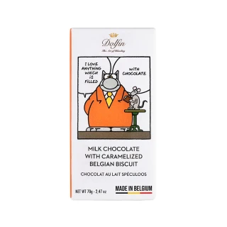 即期品 比利時Dolfin 牛奶巧克力70g(賞味期限:2024/10/31)