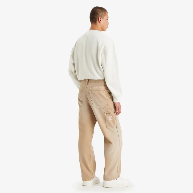 【LEVIS】LEVIS Workwear工裝系列男款568STAYLOOSE破壞補丁工裝褲 熱賣單品 A7367-0000