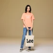 【Lee 官方旗艦】男女同款 帆布袋 經典品牌LOGO印花 / 手提袋 側肩包 琴譜包(LB324006K15 / LB324006185)