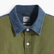 【LEVIS 官方旗艦】男款 Oversize寬鬆版拼接牛仔襯衫外套 上衣 熱賣單品 A5724-0001