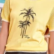 【ILEY 伊蕾】椰子樹縫珠針織上衣(黃色；M-XL；1242175004)