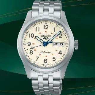【SEIKO 精工】官方授權 5 Sports 製錶110週年限量機械錶 套錶 SK034(SRPK41K1 / 4R36-15L0S)