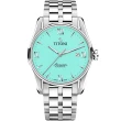 【TITONI 梅花錶】官方授權 空中霸王 TIFFANY 機械腕錶 40mm(83908S-691 蒂芬尼)