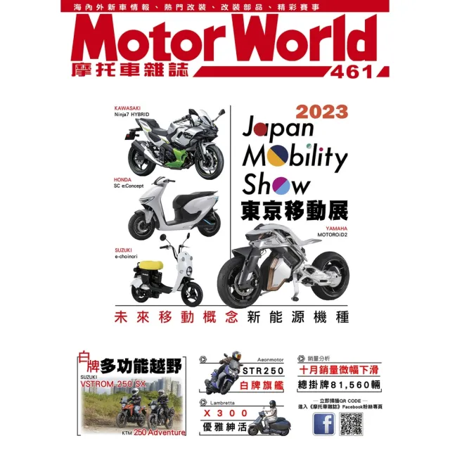 【MyBook】摩托車雜誌Motorworld【461期】(電子雜誌)