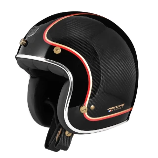 【ASTONE】SP6 素色 VV101 平透明碳纖 半罩式安全帽(復古帽、騎士帽、3/4罩安全帽)