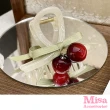 【MISA】韓國設計甜美少女可愛櫻桃造型抓夾 髮夾 馬尾夾(櫻桃髮夾 櫻桃馬尾夾)