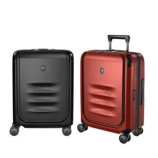 【VICTORINOX 瑞士維氏】Spectra 3.0 可擴展式全球通用登機型行李箱(黑/紅色)