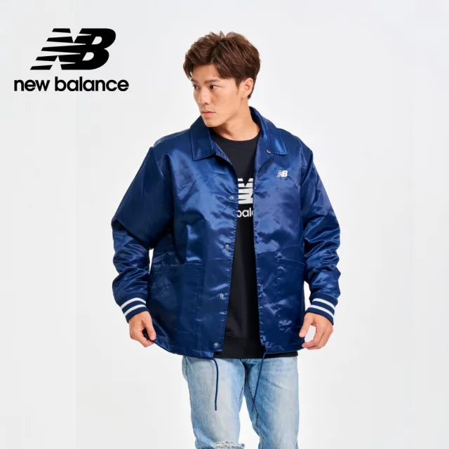 【NEW BALANCE】NB 背面刺繡標語外套_MJ41553NNY_男性_藍色(美版 版型偏大)