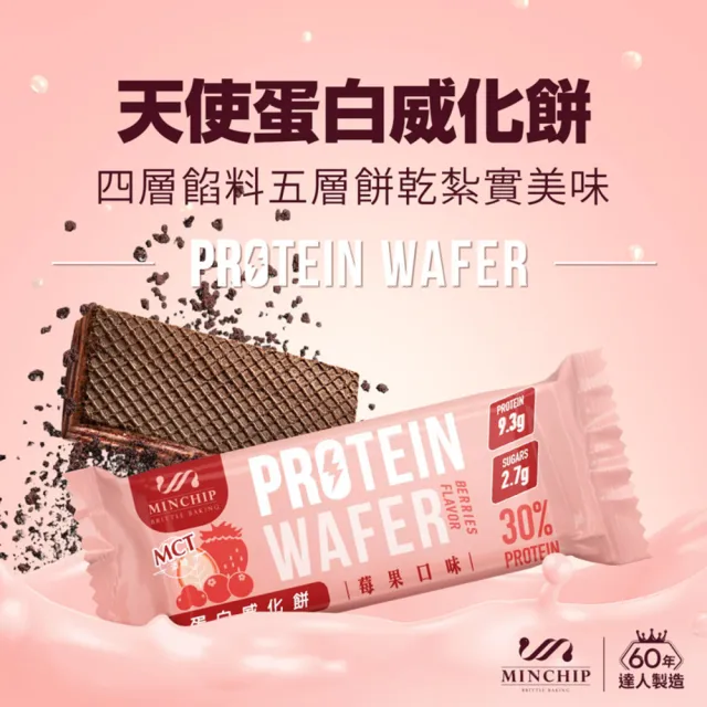 【明奇】天使威化餅綜合組((低卡/mct油/健康零食/蛋白棒)