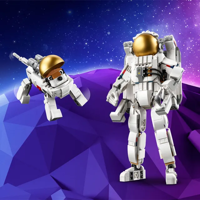 【LEGO 樂高】創意百變系列3合1 31152 太空人(DIY積木 三種組裝方式)