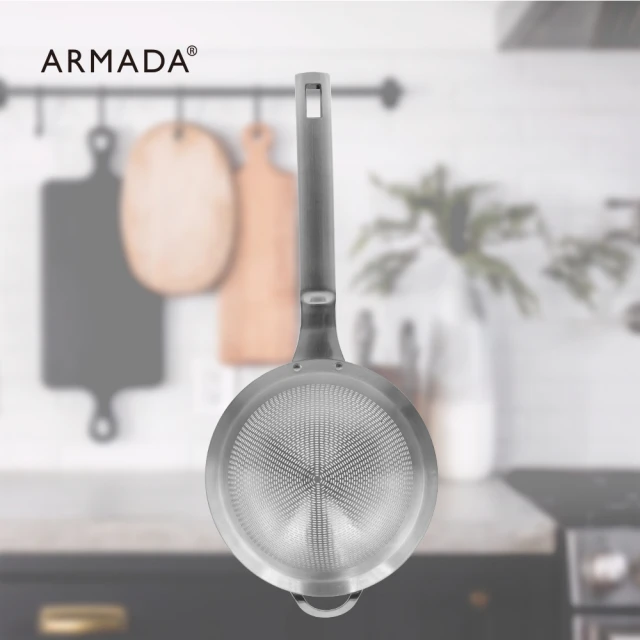 【armada 亞曼達】雅光系列不鏽鋼可掛式漏勺(AMW2803-14)
