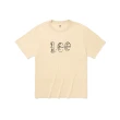【Lee 官方旗艦】男裝 短袖T恤 / 素描風LOGO 共2色 舒適版型(LB402021184 / LB402021K11)