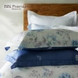 【BBL Premium】100%天絲印花床包被套組-心動藍玫瑰(特大)