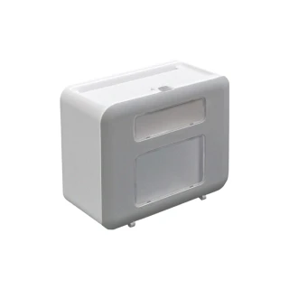 【Airy 輕質系】雙層防水衛生紙收納盒
