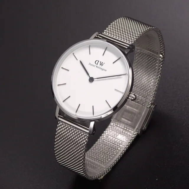 【Daniel Wellington】Daniel Wellington米蘭風格時尚腕錶-銀色-32mm-DW00100164