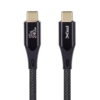 【PX 大通-】UCC3X-2B USB 3.2 GEN2 type c to c 極速充電線傳輸線2米(240W 10G 4K@60)