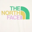 【The North Face】北臉 上衣 女款 短袖上衣 運動 寬鬆 W COLOR COMBO LOGO SS TEE 米白 NF0A88G8QLI