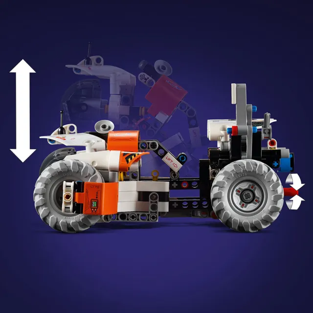 【LEGO 樂高】科技系列 42178 地表太空裝載機 LT78(STEM科學教育 太空玩具)