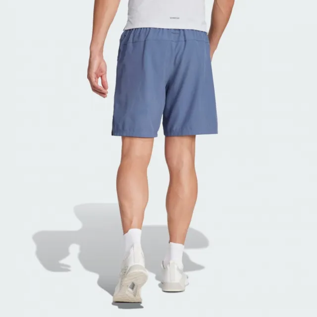 【adidas 愛迪達】短褲 男款 運動褲 D4T SHORT 藍 IS3833