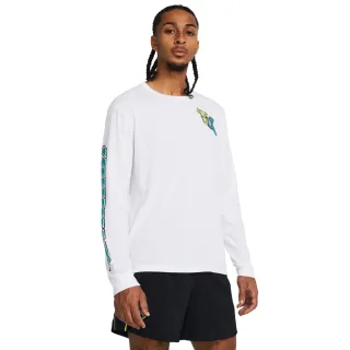 【UNDER ARMOUR】UA官方直營 男 RUN EVERYWHERE 長袖T-Shirt_1384195-100(白色)