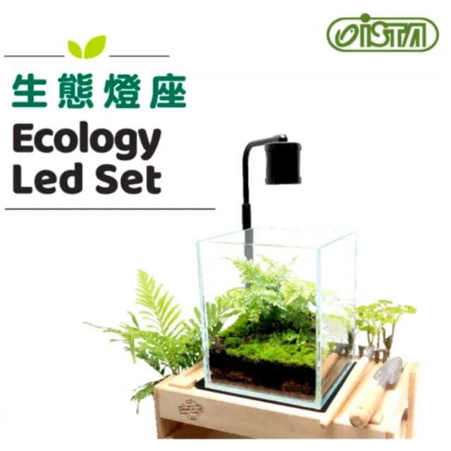 【ISTA 伊士達】生態燈座LED 含圓球塑缸 適魚缸.多肉植物.多用途(4.5W高亮度 台灣製 ILS01)