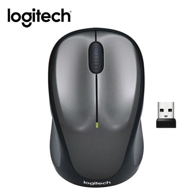 Logitech 羅技 M235n 無線滑鼠 銀黑 推薦