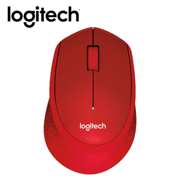 Logitech 羅技Logitech 羅技 M331 SILENT PLUS 靜音無線滑鼠 紅