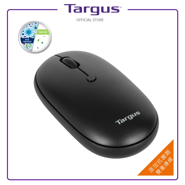 Targus AMB581 薄型抗菌多工無線滑鼠-黑 推薦