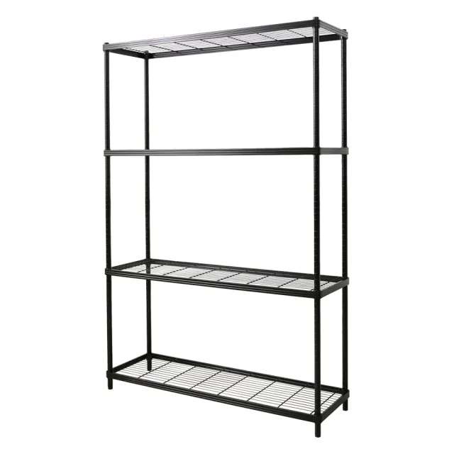 【居家cheaper】MIT厚鐵框35X120X150CM四層架(層架鐵架 置物架 伺服器架)