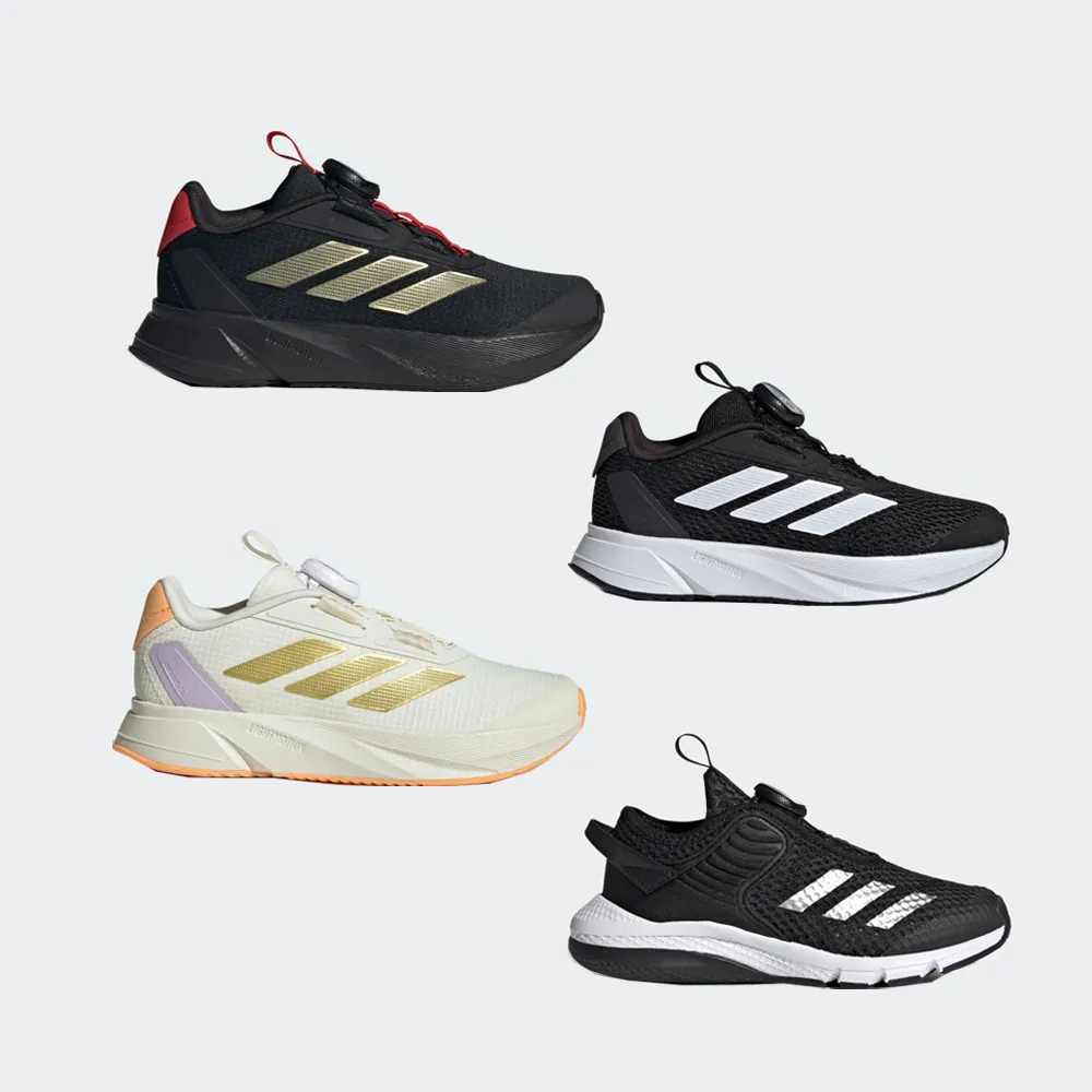 【adidas 愛迪達】運動鞋 休閒鞋 訓練鞋 童鞋 DURAMO SL BOA CNY K(IE0920&IE0916&ID2781&GZ3358)