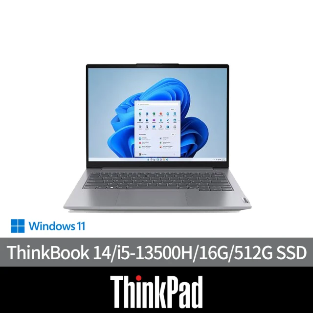 【ThinkPad 聯想】14吋i5商用筆電(ThinkBook 14/i5-13500H/16G/512G SSD/W11H)