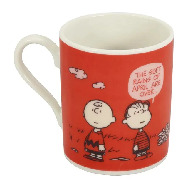 【yamaka】SNOOPY 史努比 滿版陶瓷馬克杯 320ml 狗屋 紅(餐具雜貨)