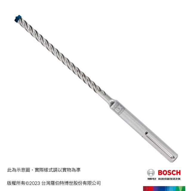 【BOSCH 博世】SDS Max-8X 超耐久鎢鋼五溝鎚鑽鑽頭(25x800x920 mm)