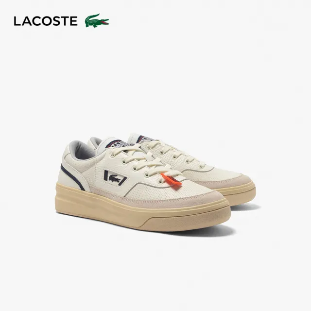 【LACOSTE】男鞋-G80 休閒運動鞋(白色)