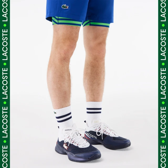 LACOSTE 男鞋-丹尼爾梅德韋傑夫 AG-LT23 超級網球鞋(海軍藍/白色)