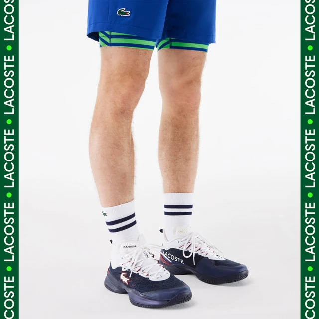 LACOSTE 男鞋-Lerond Pro 皮革休閒鞋(白/