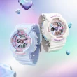 【CASIO 卡西歐】未來風格爆款夢幻色彩雙顯時尚腕錶 珠光白 43.4mm(BA-110FH-7A)