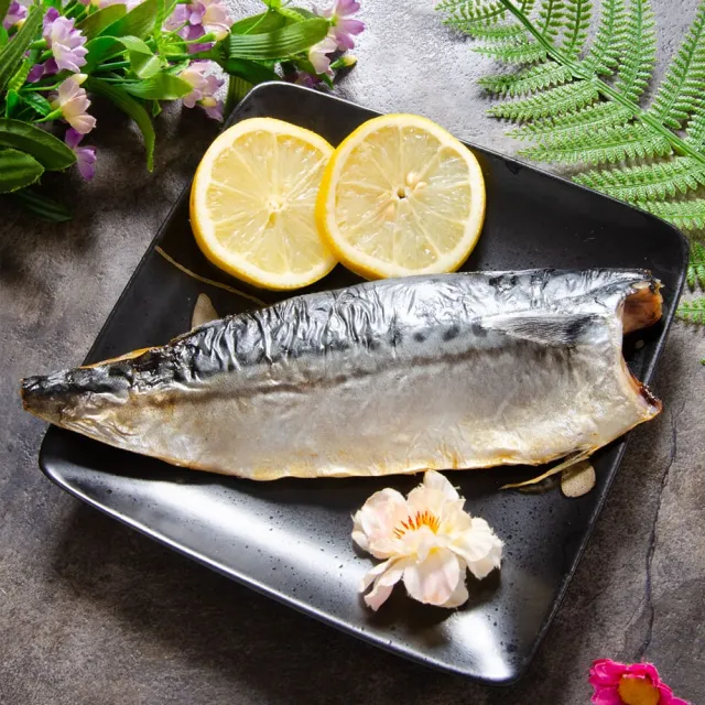 【鮮綠生活】嚴選挪威極厚薄鹽鯖魚片(無紙板淨重165g±10%/包 共10包)