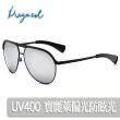 【MEGASOL】帥氣紳士飛官款UV400偏光太陽眼鏡(高質感金屬純手工鏡架2338)