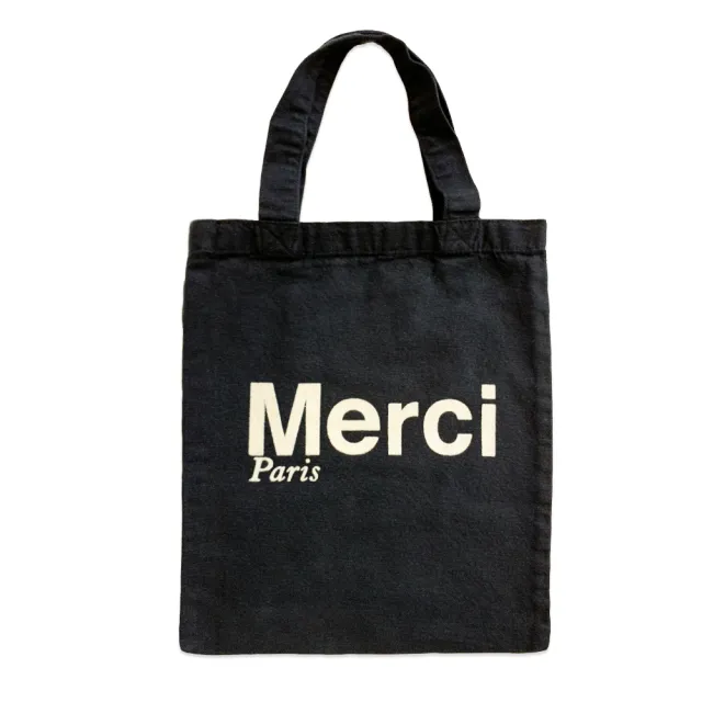 MERCI】Merci Paris Tote Bag 棉質迷你托特包(三色可選) - momo購物網