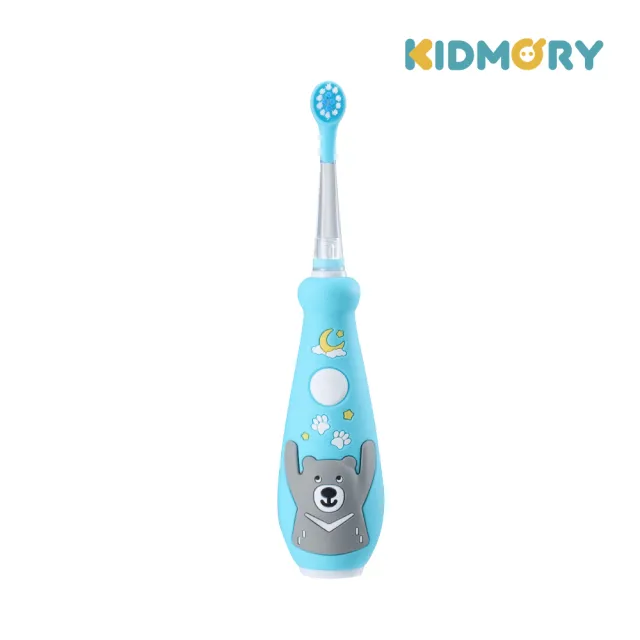 【KIDMORY】兒童炫彩音波電動牙刷(兒童電動牙刷 牙醫推薦 內附3種刷頭KM-266)