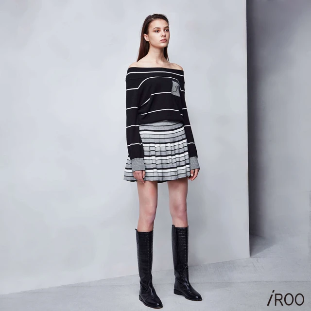 iROO 銅綠色喇叭長褲優惠推薦