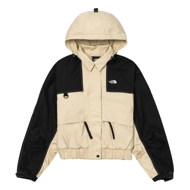 【The North Face】北面UE女款卡其色防潑水防風外套｜885D50P