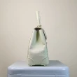 【M2ND】蕾吉娜鴕鳥皮手提包(米白色)