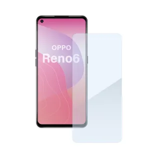 【General】OPPO Reno 6 保護貼 玻璃貼 未滿版9H鋼化螢幕保護膜