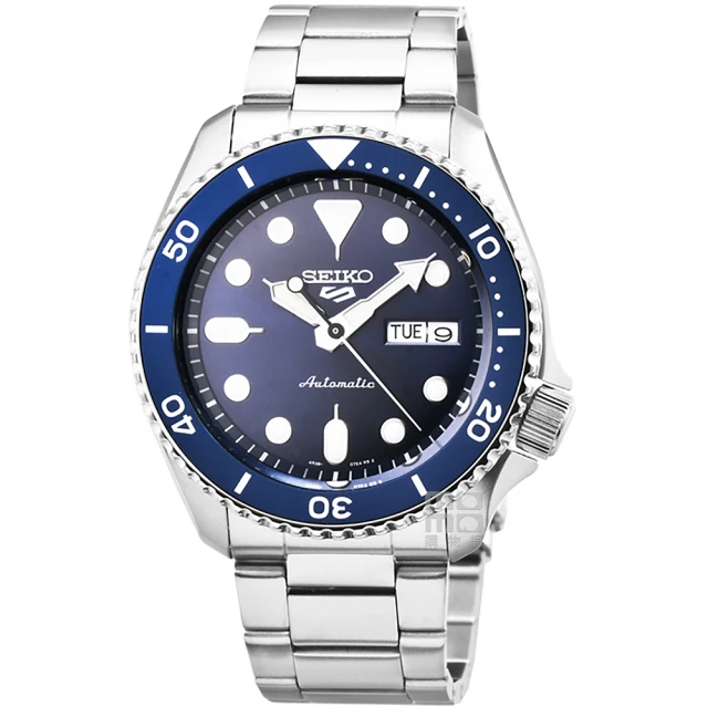 SEIKO 精工 精工次世代5號機械鋼帶腕錶-藍水鬼(SBSA001 日本國內版)