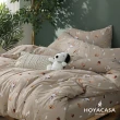 【HOYACASA  禾雅寢具】史努比聯名系列-吸濕排汗天絲兩用被床包組(探險家-單人)