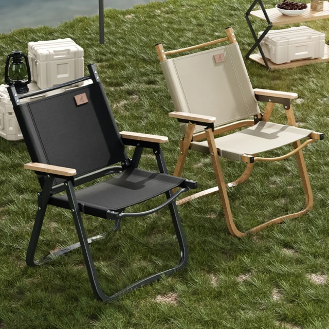 【MINE 家居】折疊椅 大號-免組裝戶外椅 4色任選(椅子/餐椅/折疊椅/露營椅)