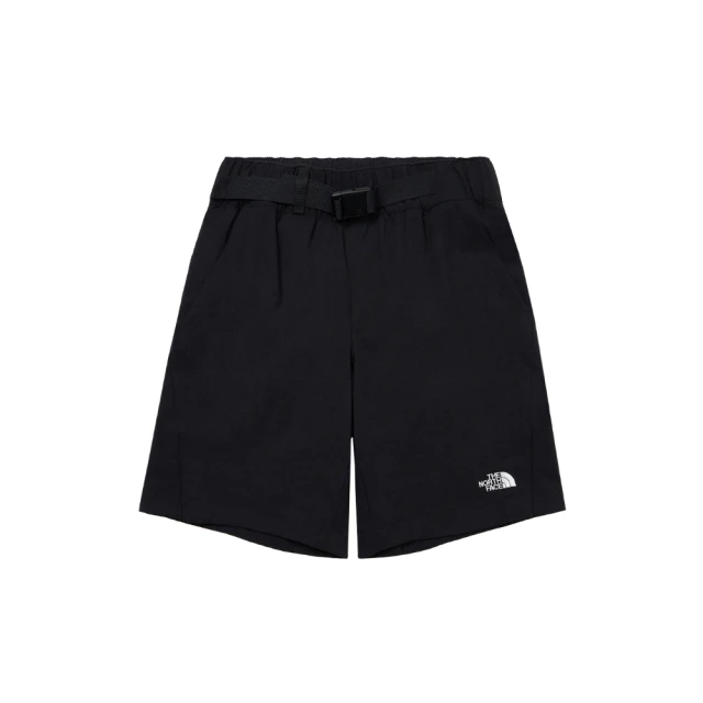 The North Face TNF 短褲 可調節腰帶 W MFO LF SHORT - AP 女 黑(NF0A8AVHJK3)