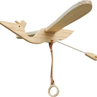 【eguchitoys】飛鳥 － 原木色小飛鳥(有溫度的設計 木頭擺飾 天花板掛飾 省空間)